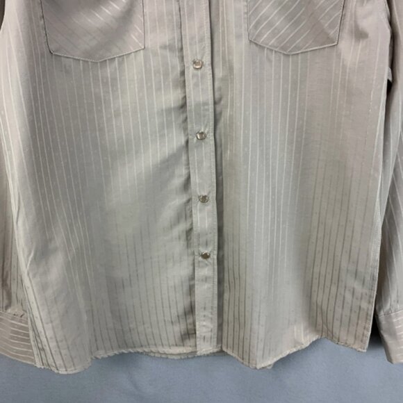 Rodeo Clothing Co Shirt Mens Extra Large Tan Pearl Snap Western Rodeo Cowboy‎ - Picture 3 of 15